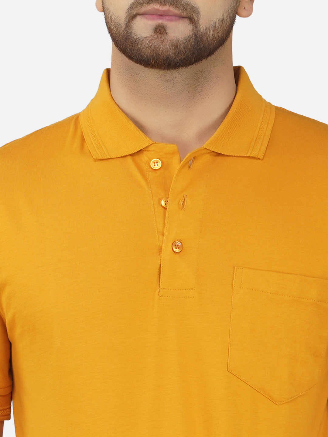 Men's Polo Half Sleeve T-Shirt Rust