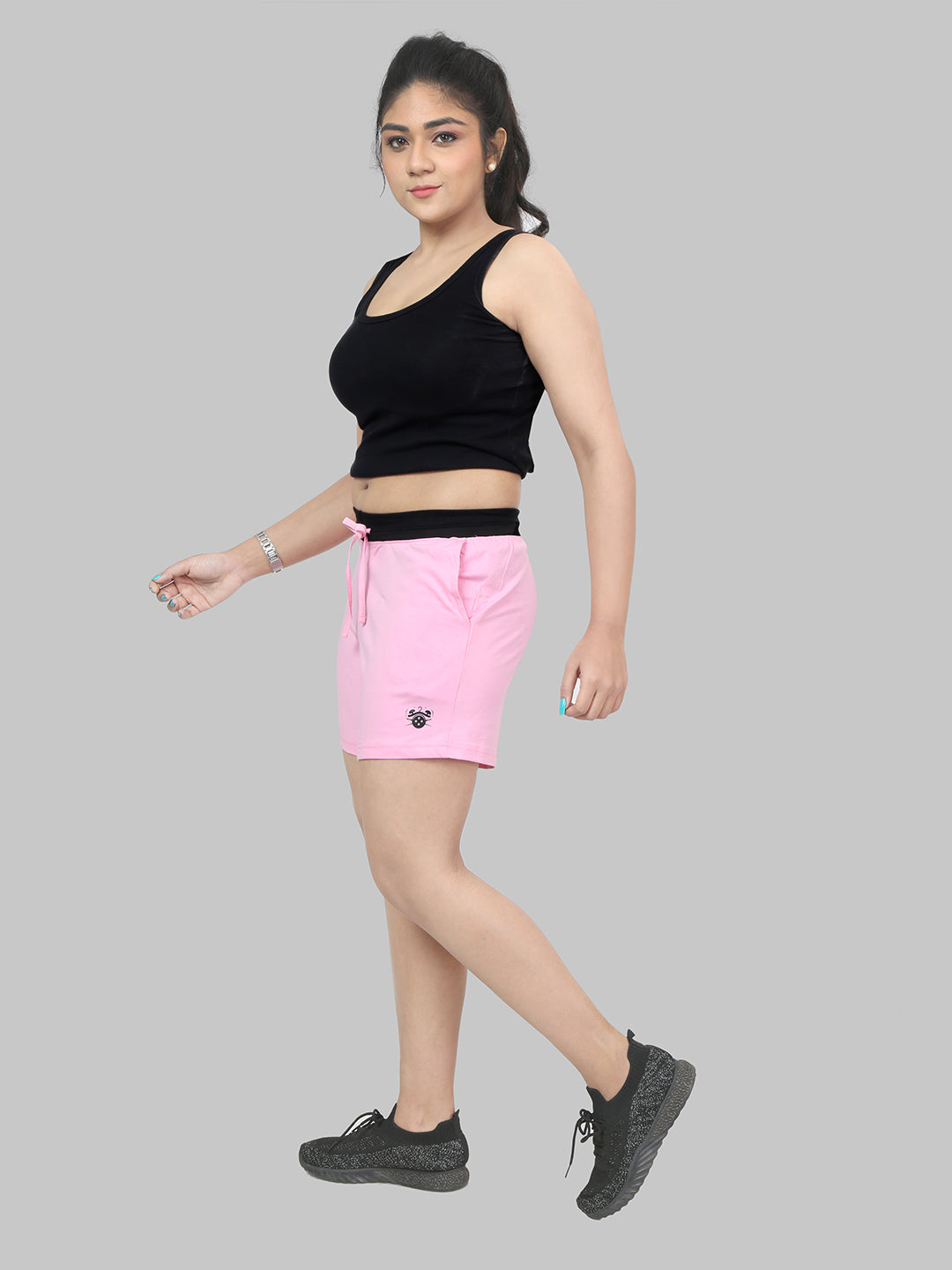 Women Shorts Pink