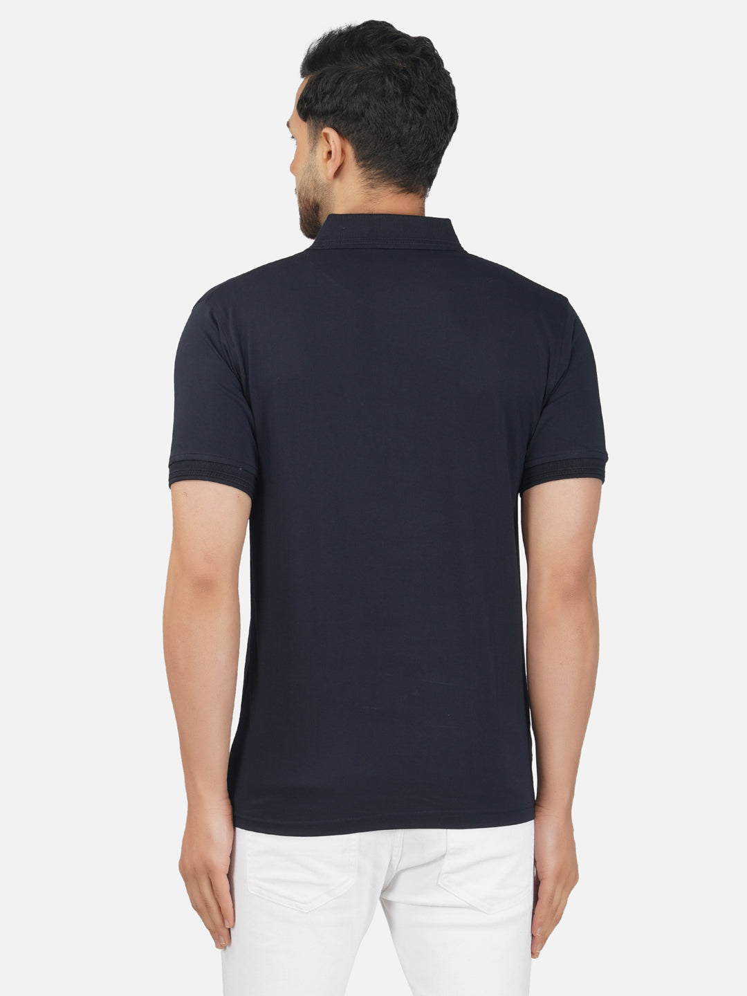 Men's Polo Half Sleeve T-Shirt Navy Blue