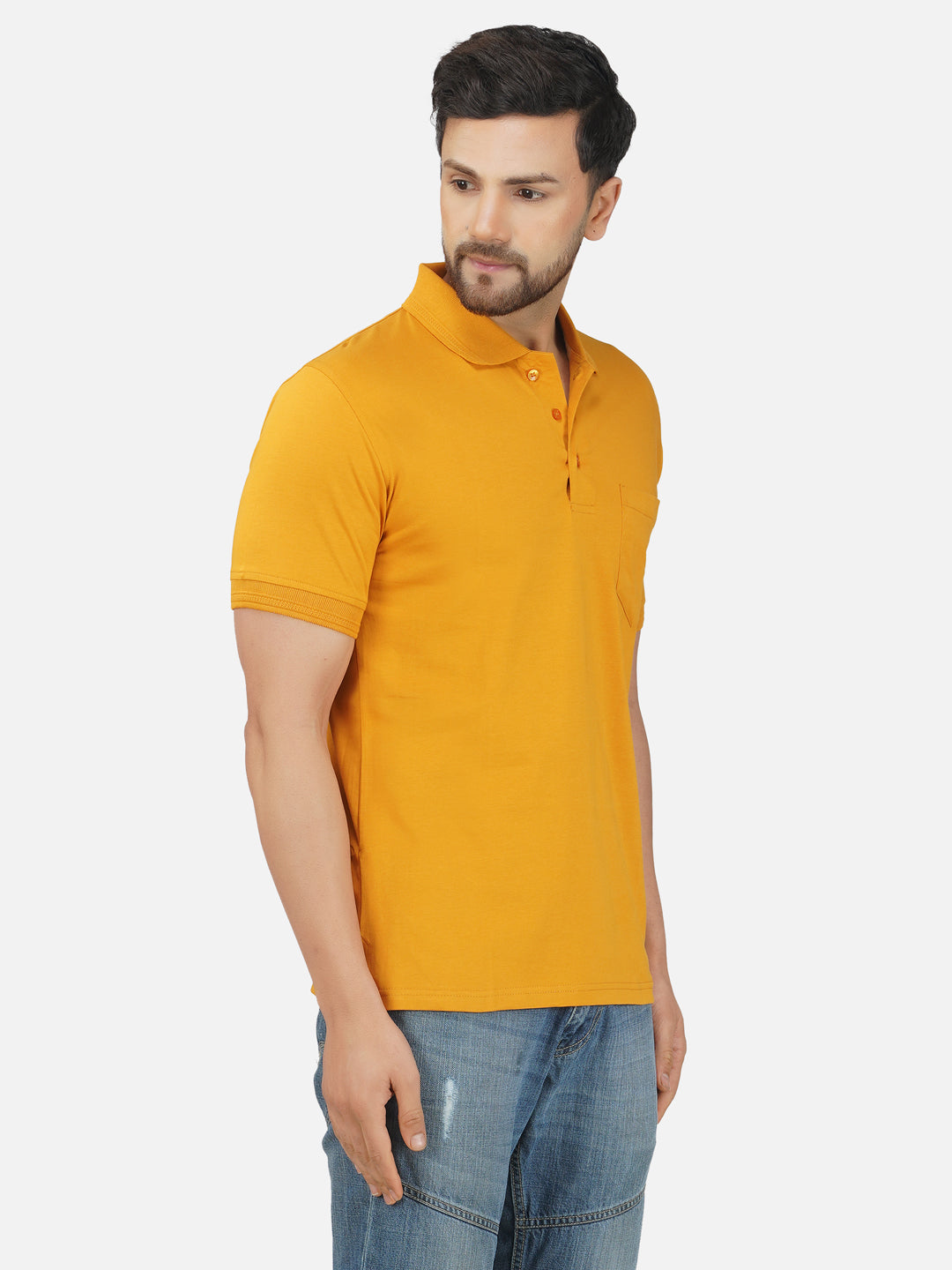 Men's Polo Half Sleeve T-Shirt Rust