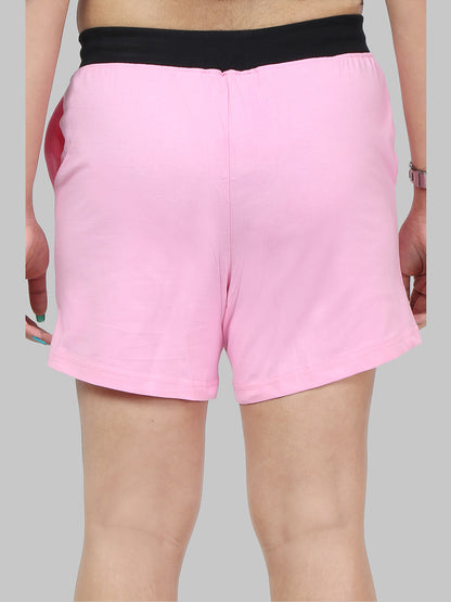 Women Shorts Pink
