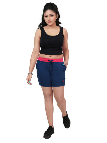 Women Shorts Teal
