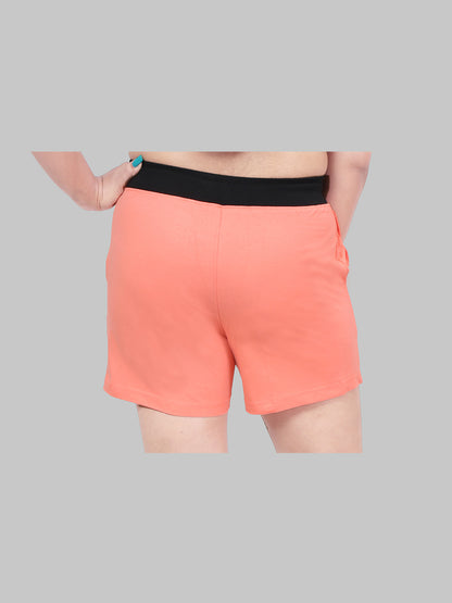 Women Shorts Peach