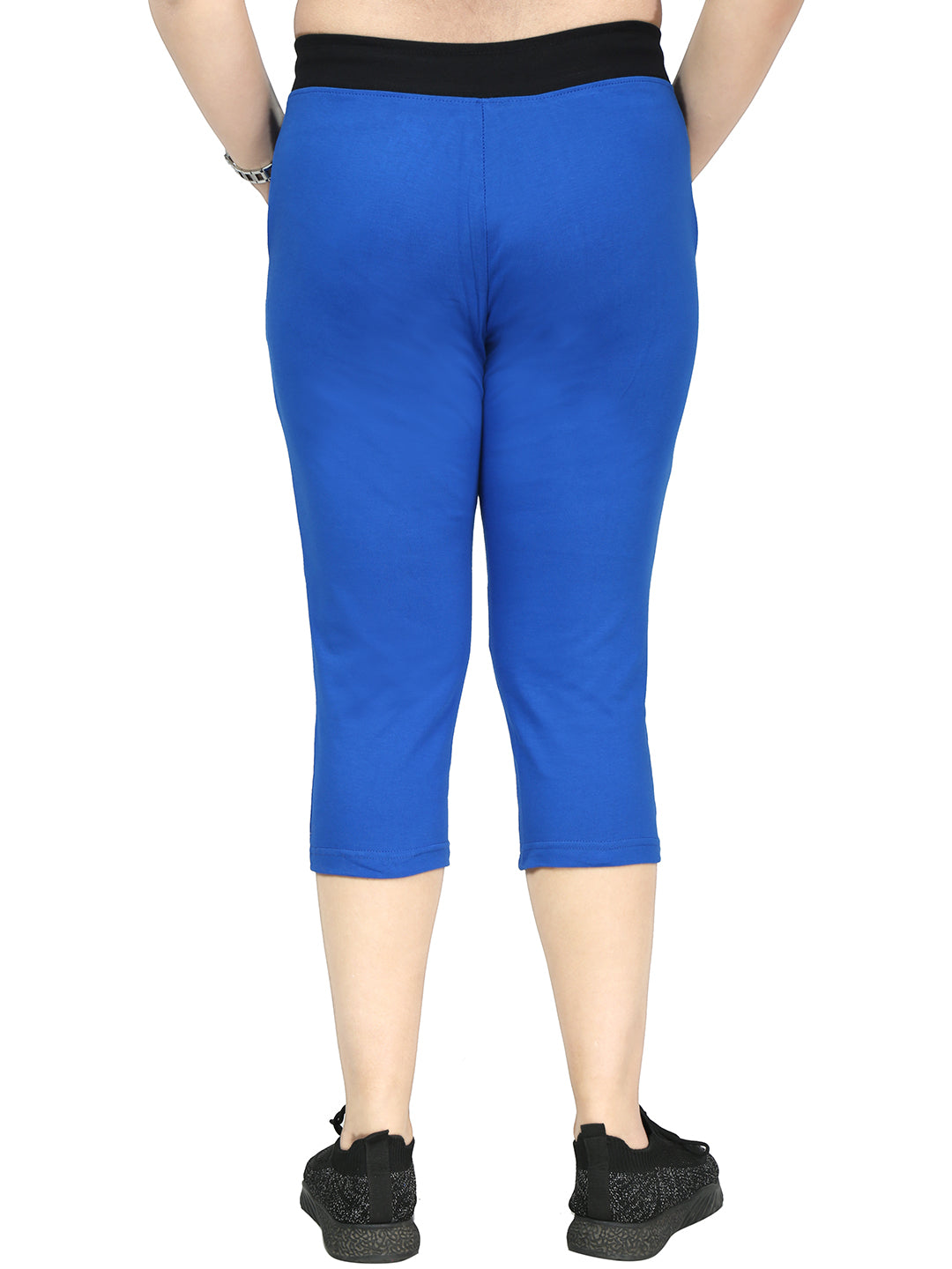 Women Capris Royal Blue