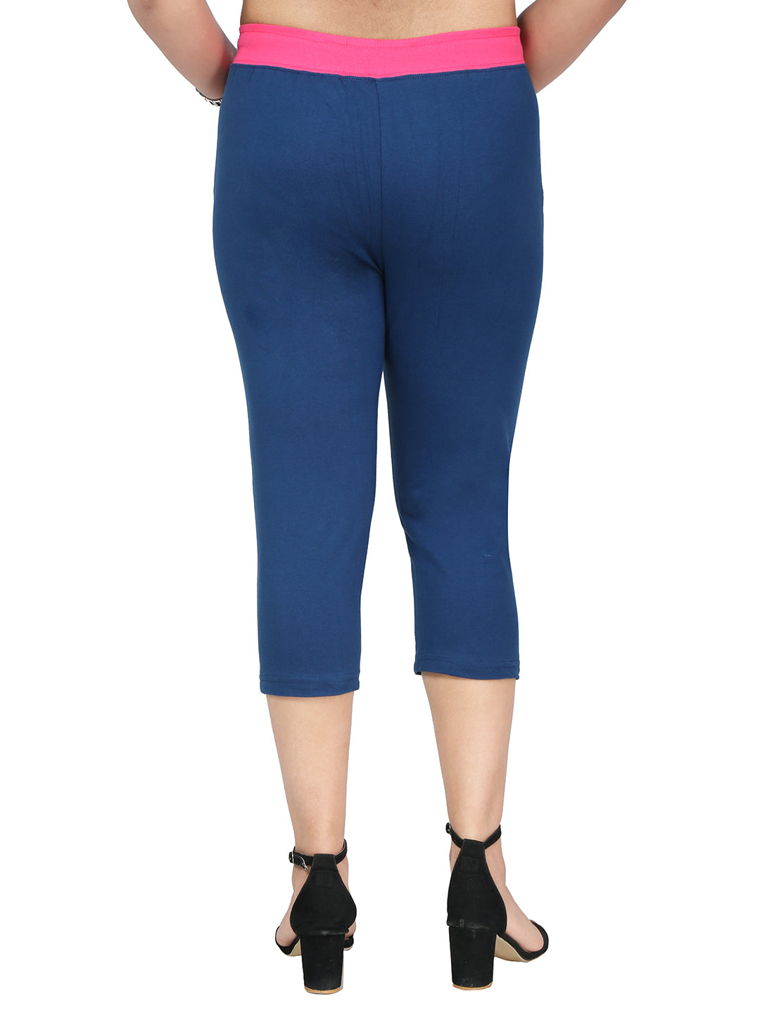Women Capris Teal