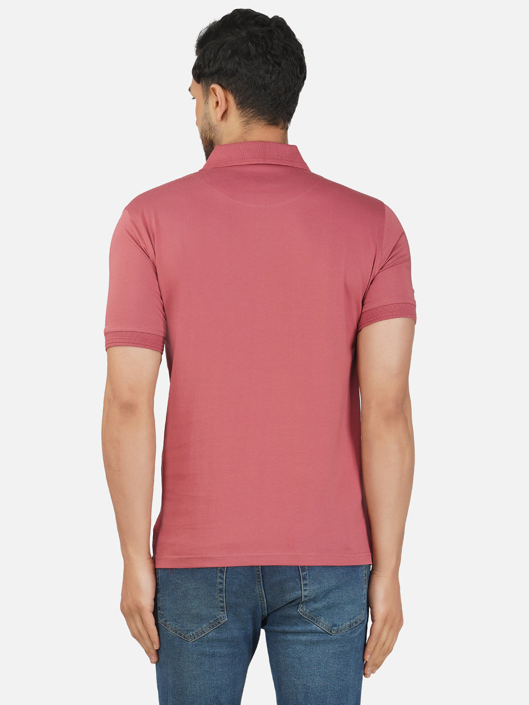Men's Polo Half Sleeve T-Shirt Dusty Rose
